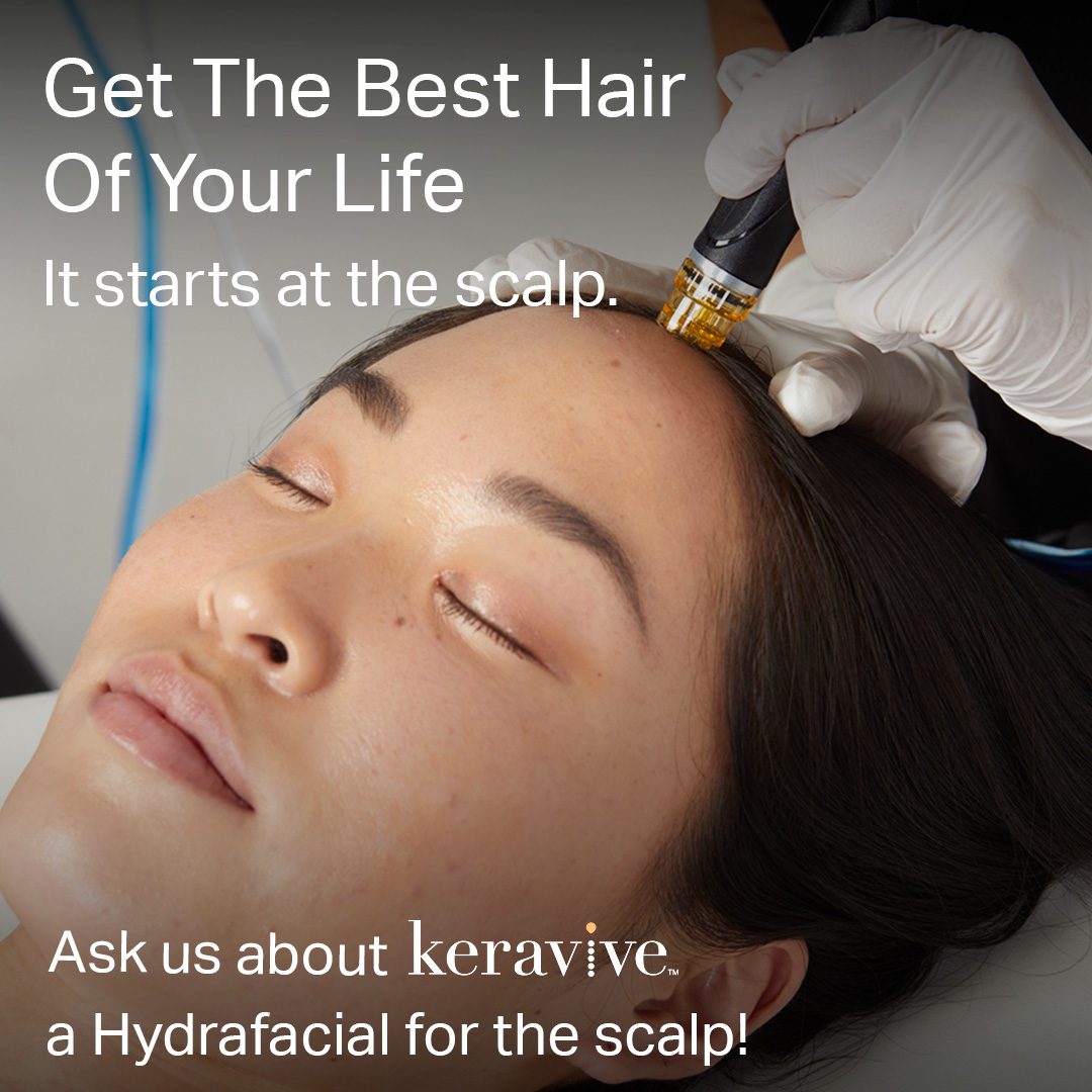 Woman receiving scalp treatment for better hair health.